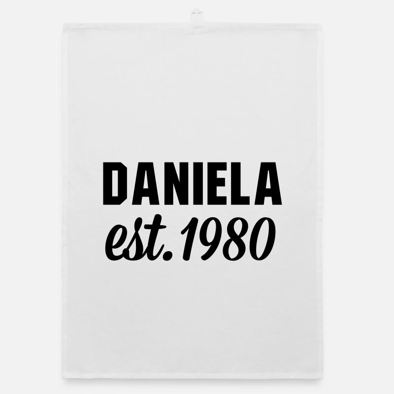 Daniela est 1980 Organic Geschirrtuch
