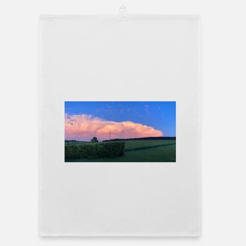 Cloud image Organic dish towel