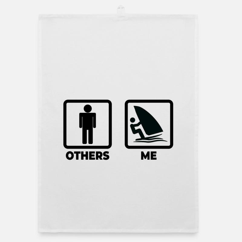 Windsurfer Schedule Organic dish towel