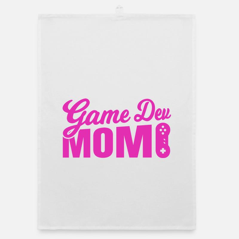 Game Developer Mother Organic dish towel