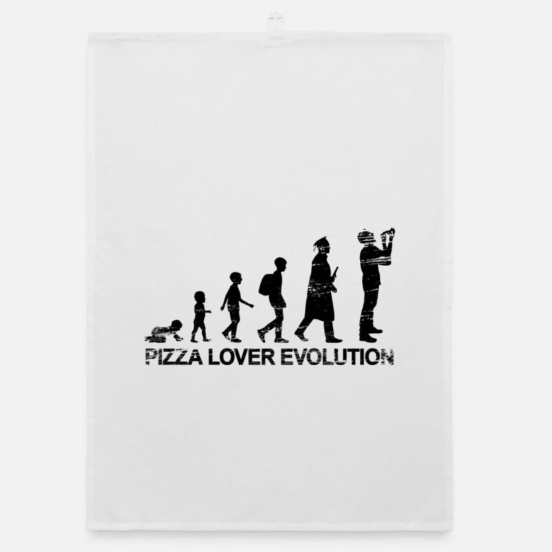 Pizza Lover Evolution Organic Geschirrtuch