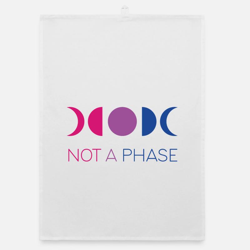 LGBTQ Pride Month - Not a Phase - Bisexual Organic dish towel