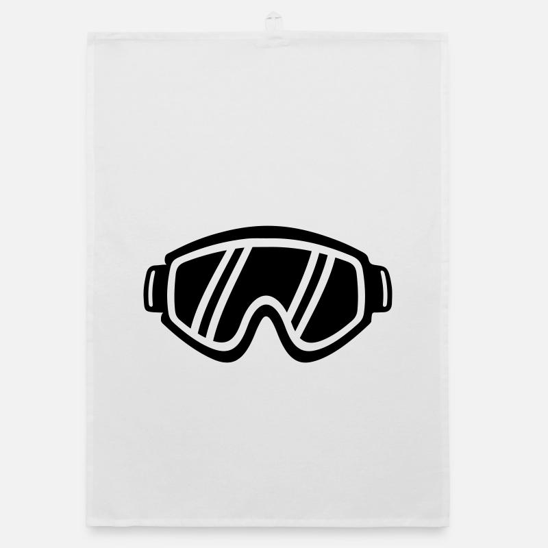 Ski goggles Organic dish towel