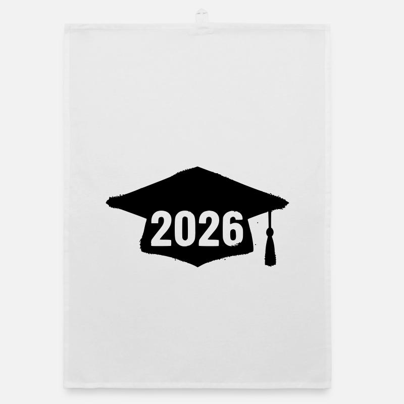 Doctoral Degree 2026 Grunge Organic dish towel
