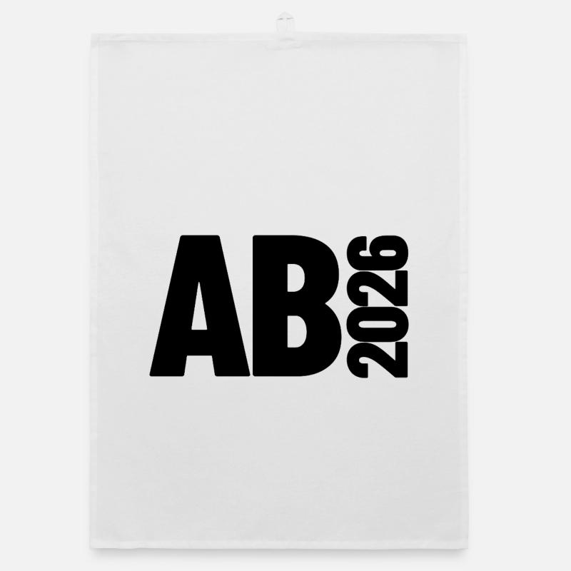 Abi 2026 - Abitur - Gift | minimal design Organic dish towel