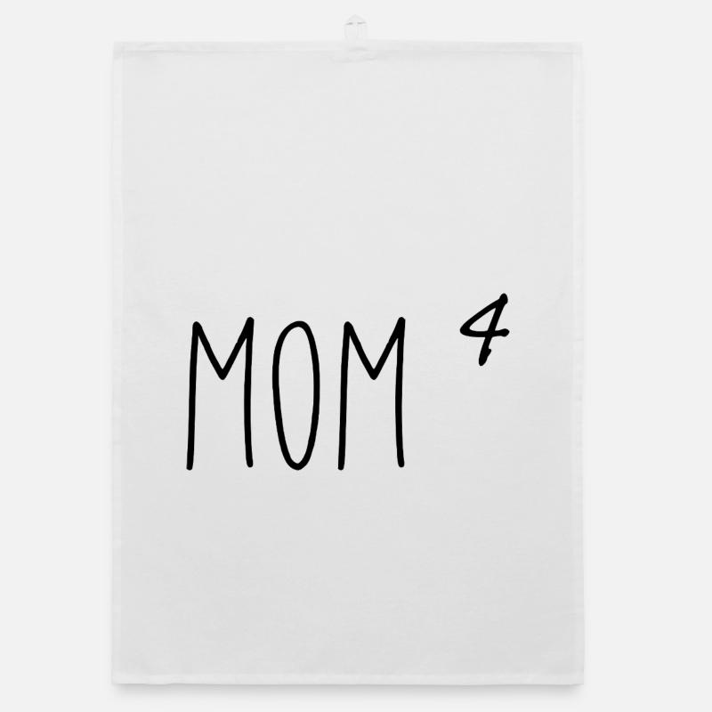 Maman 4 - Torchon bio - blanc