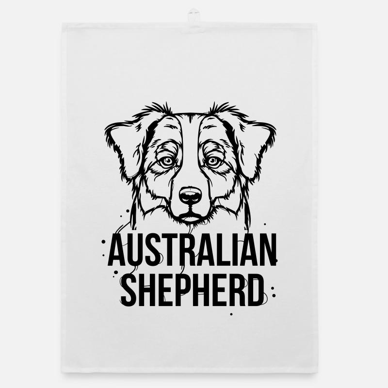Australian Shepherd Organic Geschirrtuch