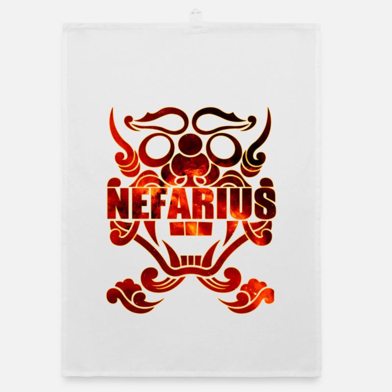 Nefarius Feuerzeichen Organic Geschirrtuch