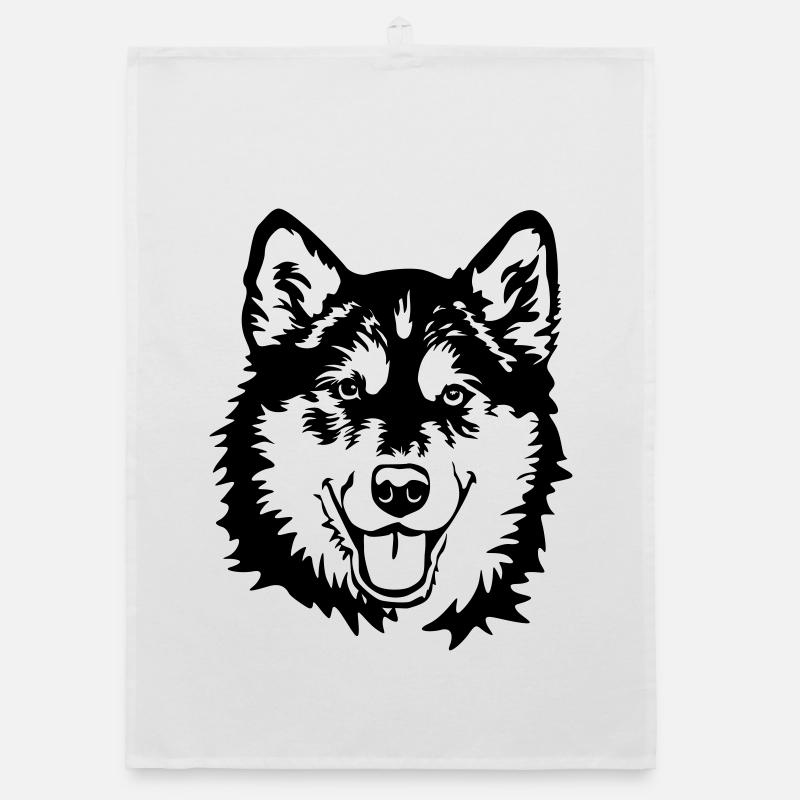Alaskan Malamute tête Torchon bio