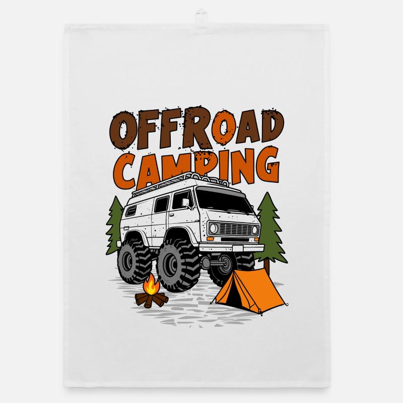 Off-road camping Organic dish towel