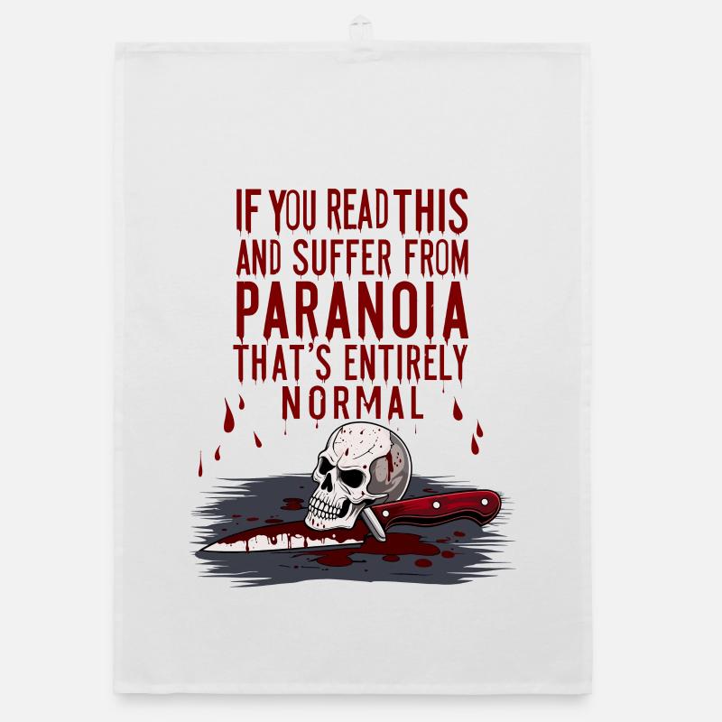 Normal paranoia Organic dish towel