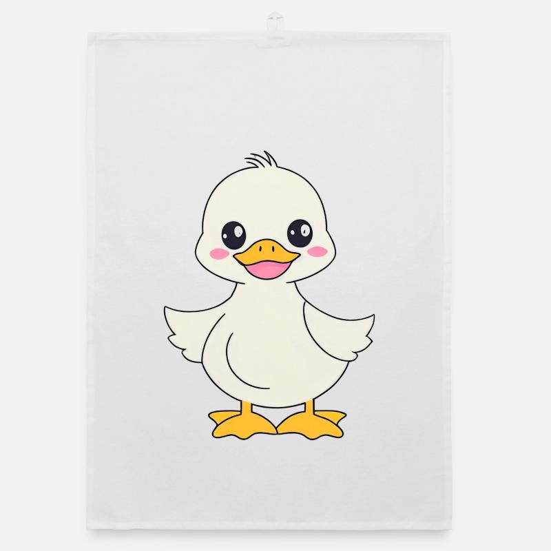 Bébé Duck Duck enfants mignon Torchon bio