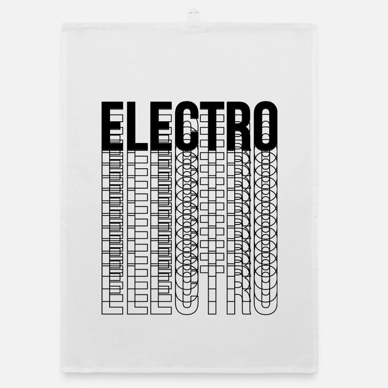 Conception de logo typographique de musique électro Torchon bio