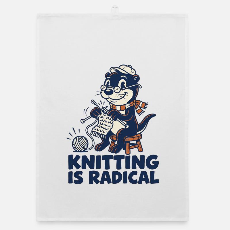 Radical Knitting Otter Organic Geschirrtuch