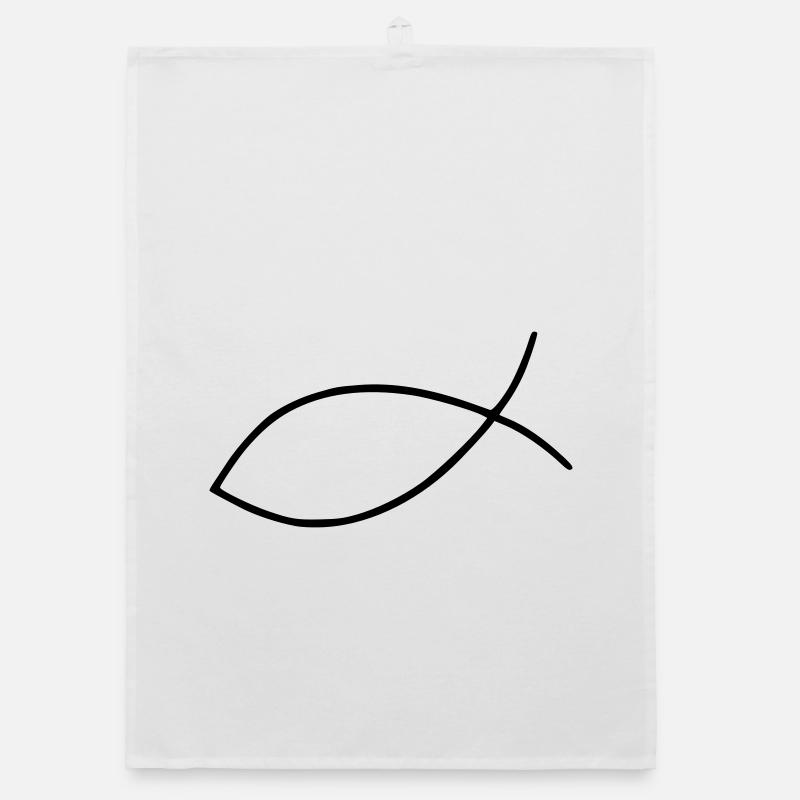 Fish Organic dish towel