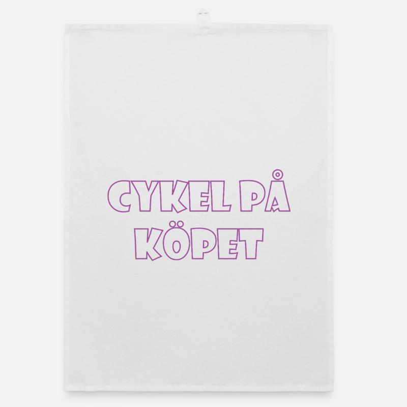 Bicycle in the Bargain – Conception de texte Torchon bio