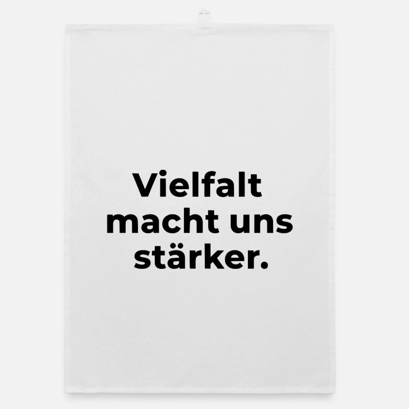 Diversity makes us stronger – Cohesion Statemen Organic dish towel