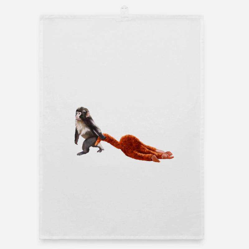 Punch - das kleine Äffchen Organic Geschirrtuch