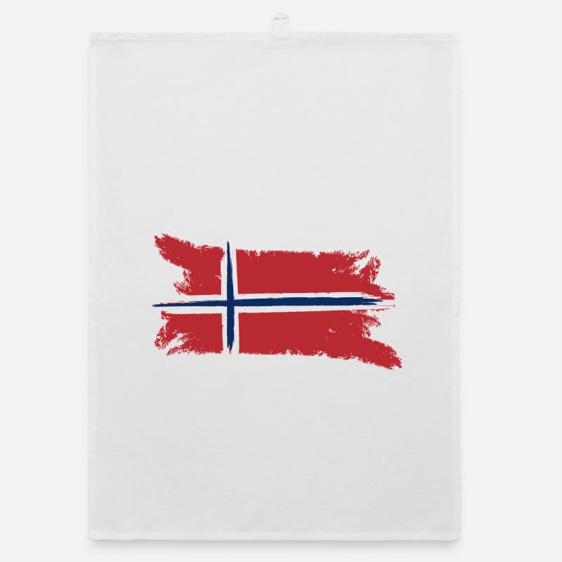 Norway Flag Scandinavia Organic dish towel