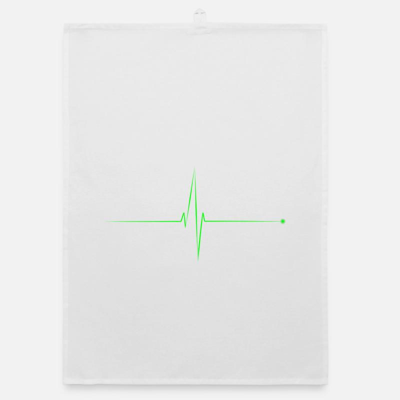 Elektrokardiogramm Organic Geschirrtuch