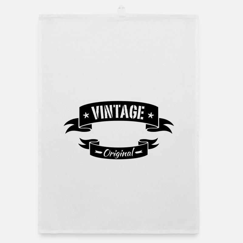 vintage Organic dish towel