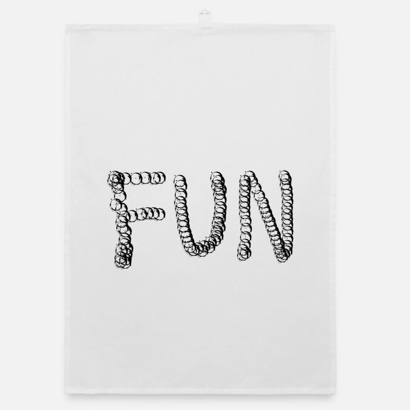 LETTRAGE FUN Torchon bio