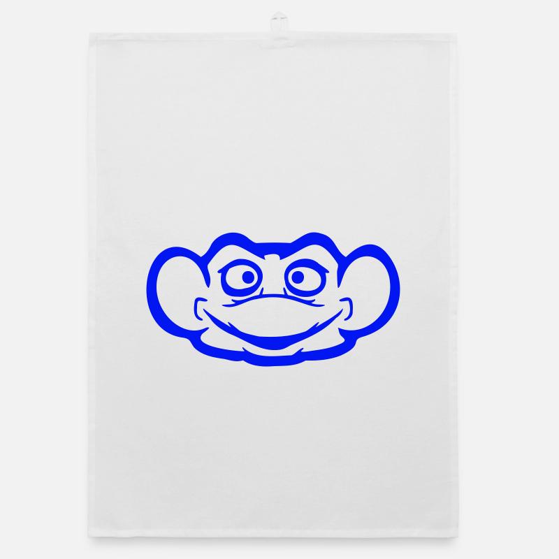 Frog Toad Smiles Funny Comic Happy Cool Organic dish towel