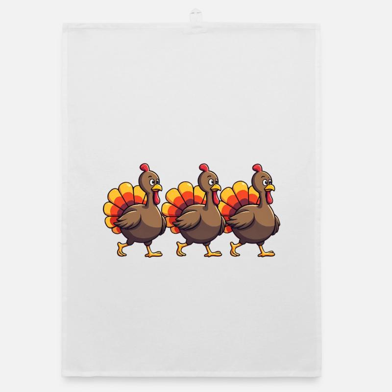 Bébé dinde de Thanksgiving Torchon bio