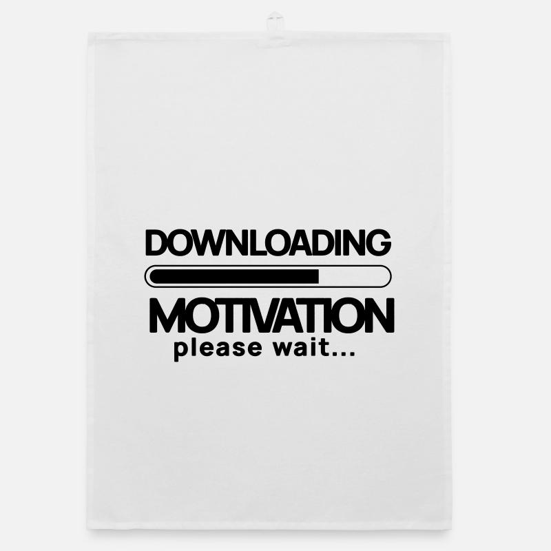 Motivation herunterladen. Bitte warten Organic Geschirrtuch