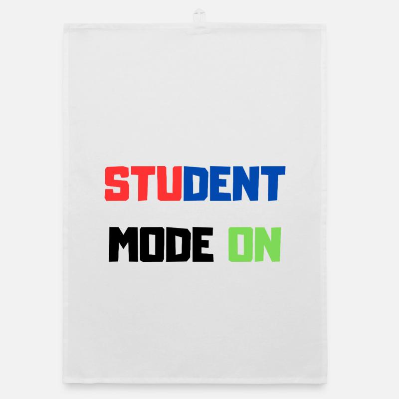 Funny Student – Student Mode ON Organic dish towel