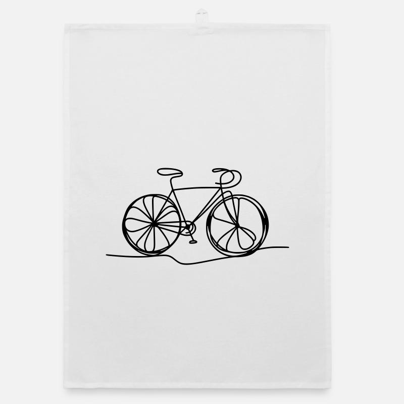 Cycliste cycliste Torchon bio