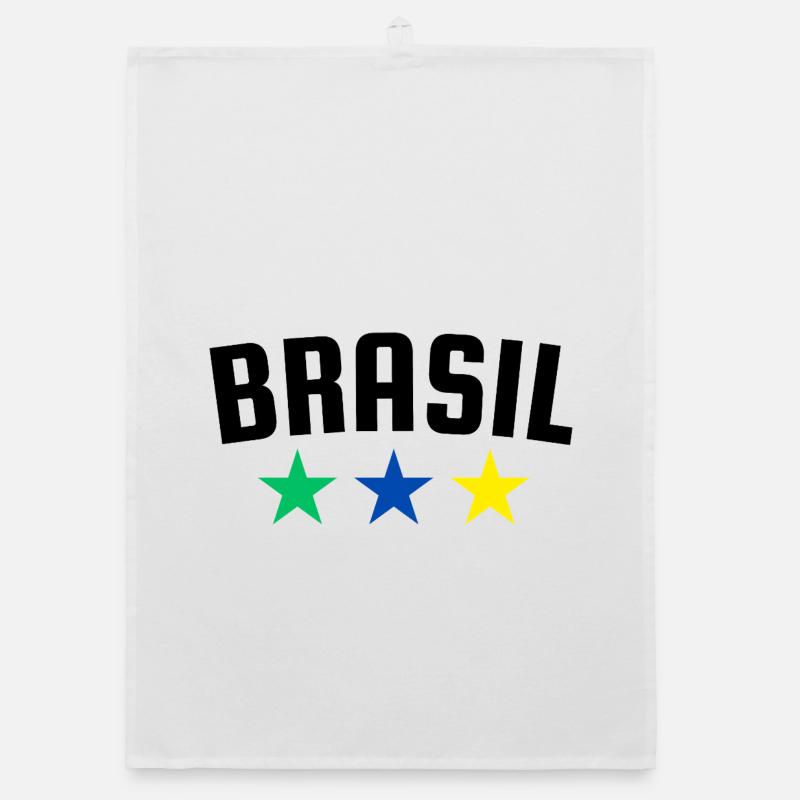 Brésil Trois Étoiles Design B Torchon bio