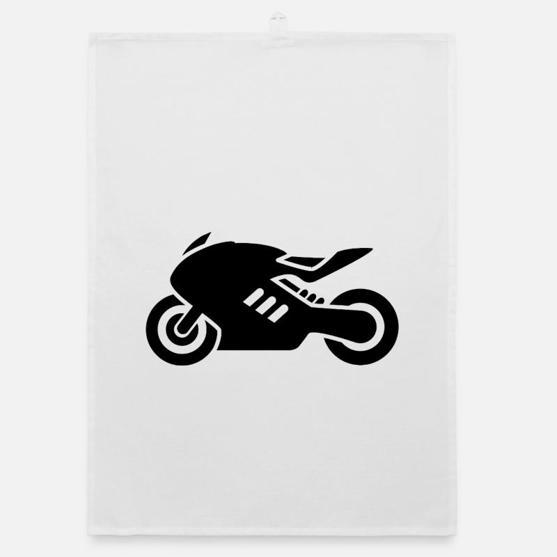 motorcycle Organic dish towel