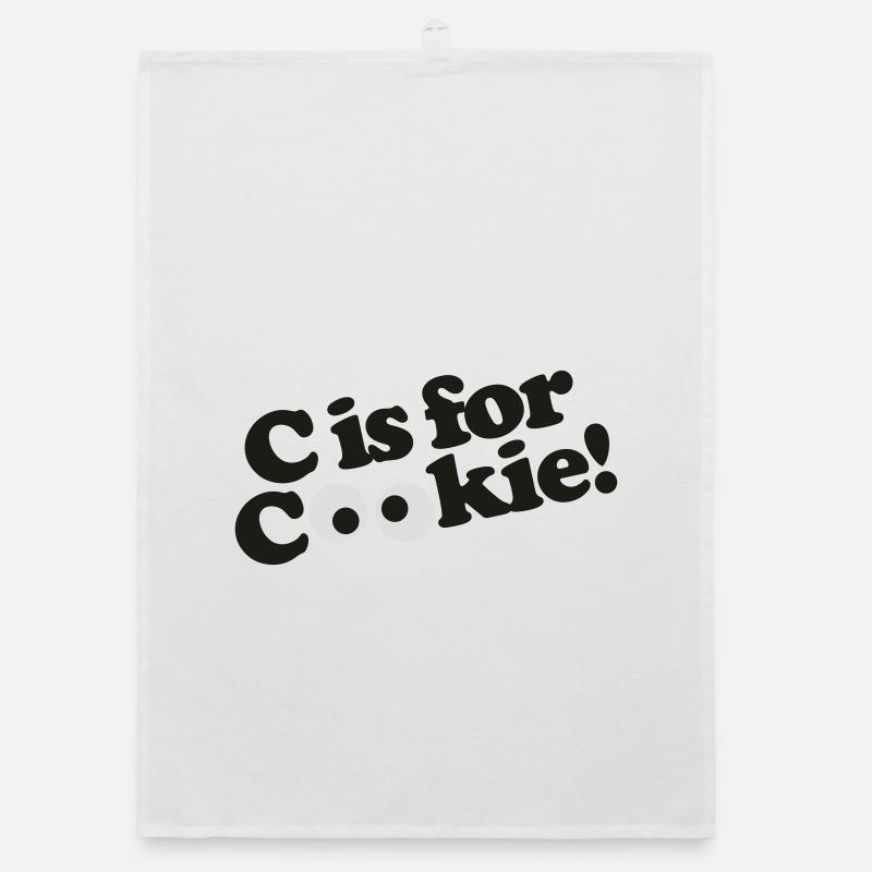 C is for Cookie Organic dish towel