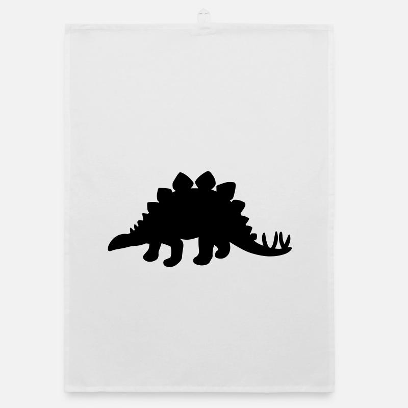 Stegosaurus Dinosaur Organic dish towel