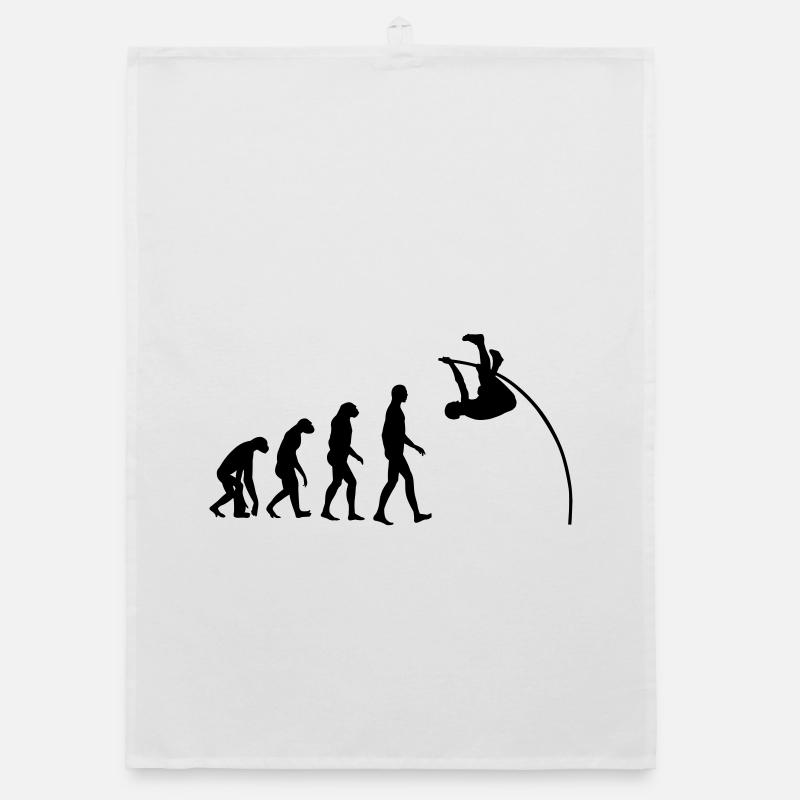 Pole Vault - Stabhochsprung - Saut à la Perche Organic dish towel