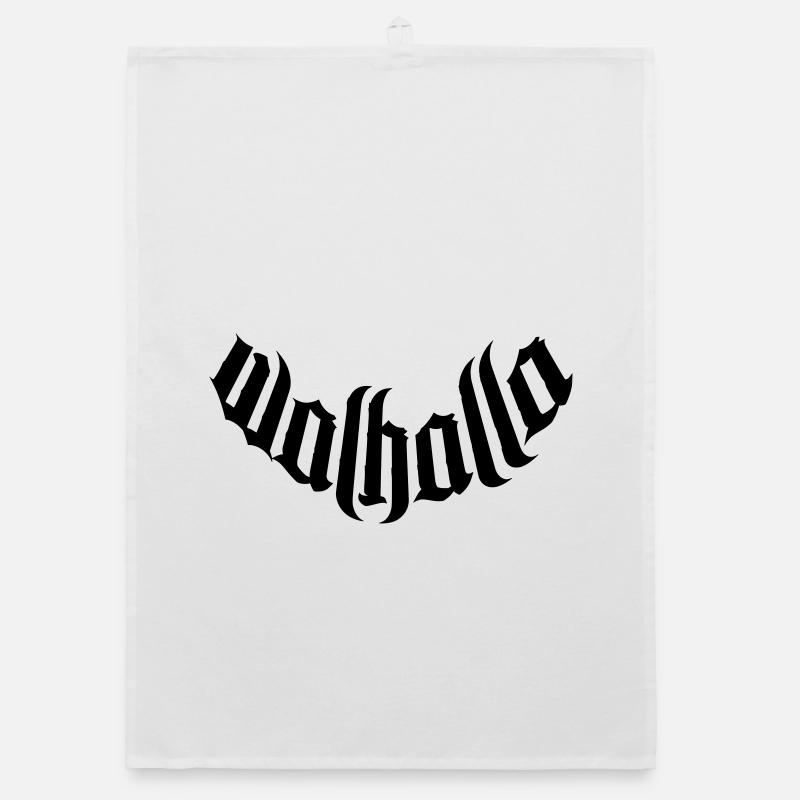 walhalla vikings viking sticker wikinger sticker Organic Geschirrtuch
