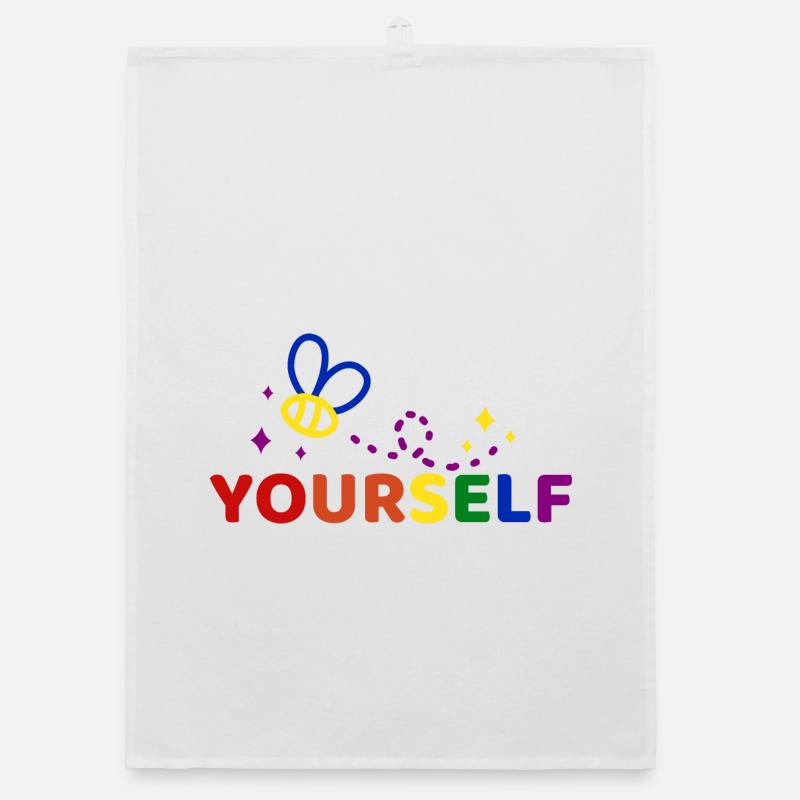 Sei du selbst Pride-Monat Organic Geschirrtuch