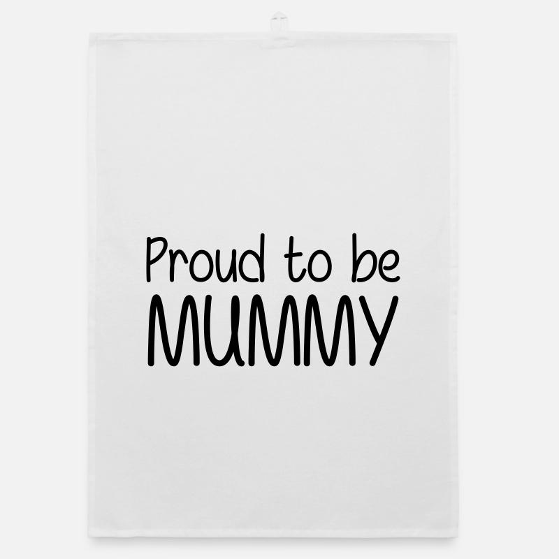 Stolz darauf, Mutter zu sein - Muttertag Organic Geschirrtuch