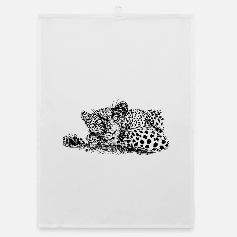 LEOPARD Organic Geschirrtuch