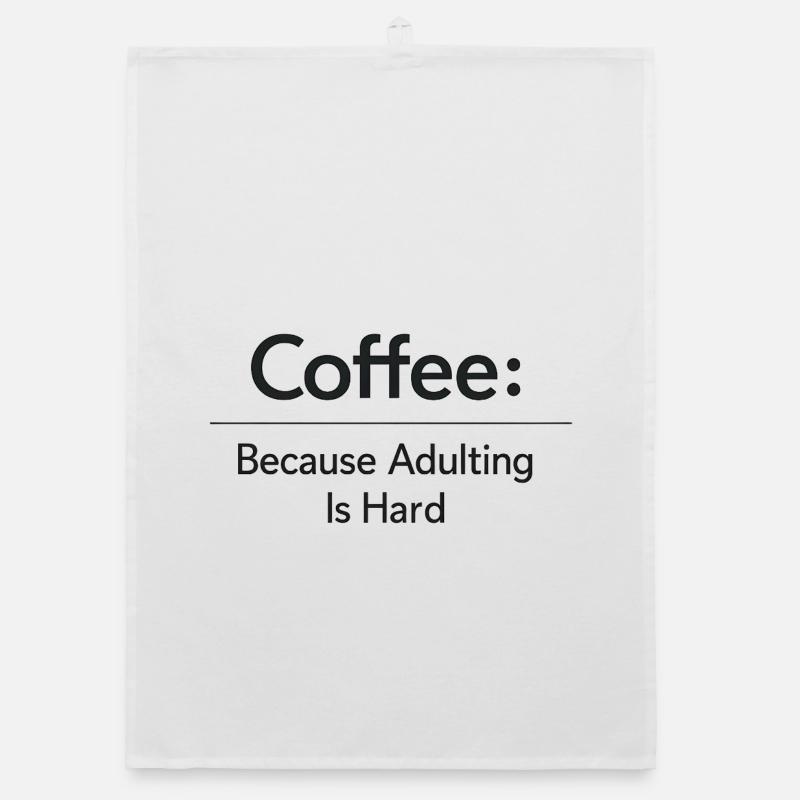 Café parce que le meurtre est mal Torchon bio