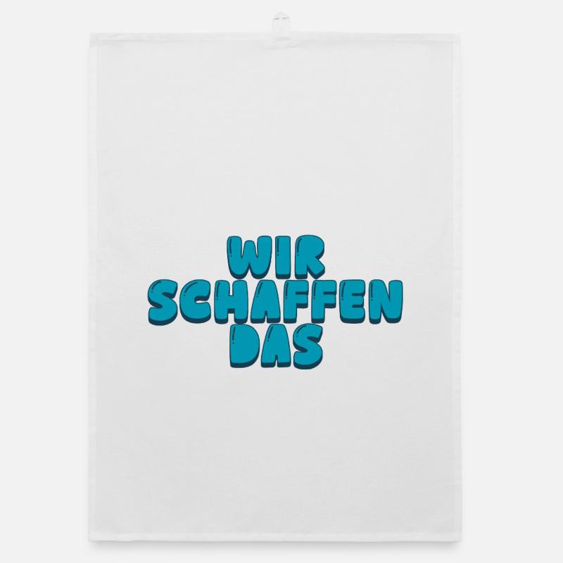 Wir schaffen das Organic Geschirrtuch