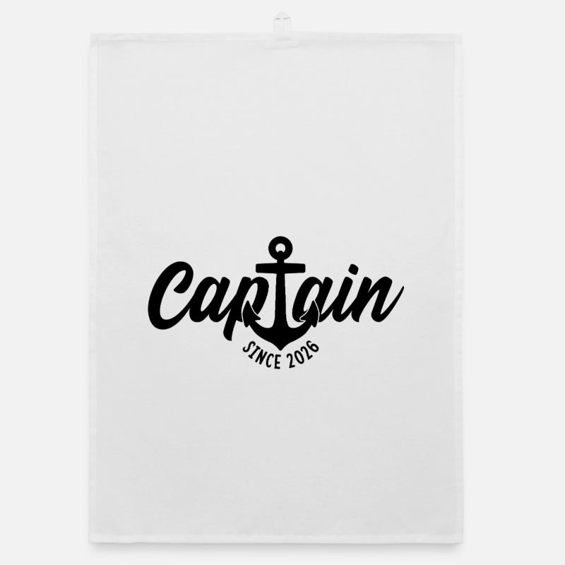 CAPTAIN SINCE 2026 Organic dish towel