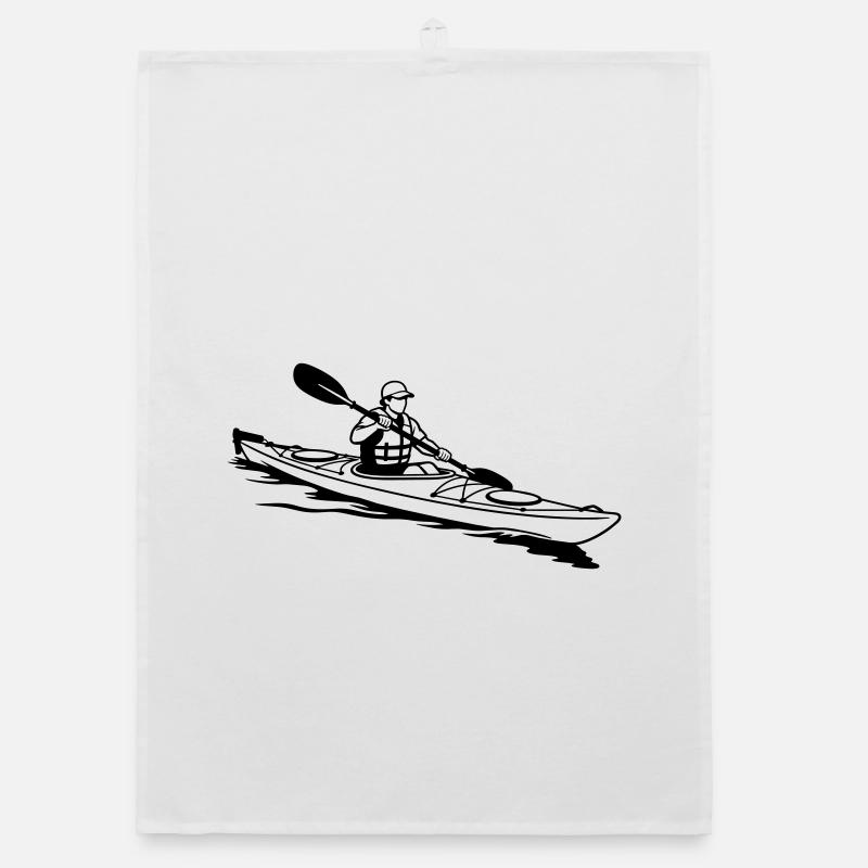 Kayaking Organic dish towel