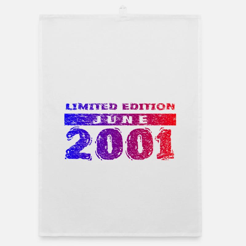 25e anniversaire Édition Limitée 06/2001 Torchon bio