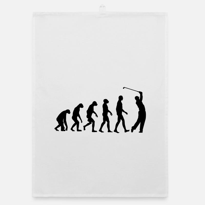 Golf Evolution Golfing Organic dish towel