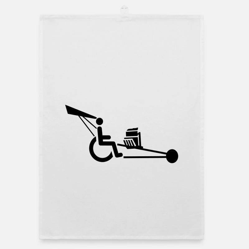 Image d’un fauteuil roulant avec moteur V8 # Torchon bio
