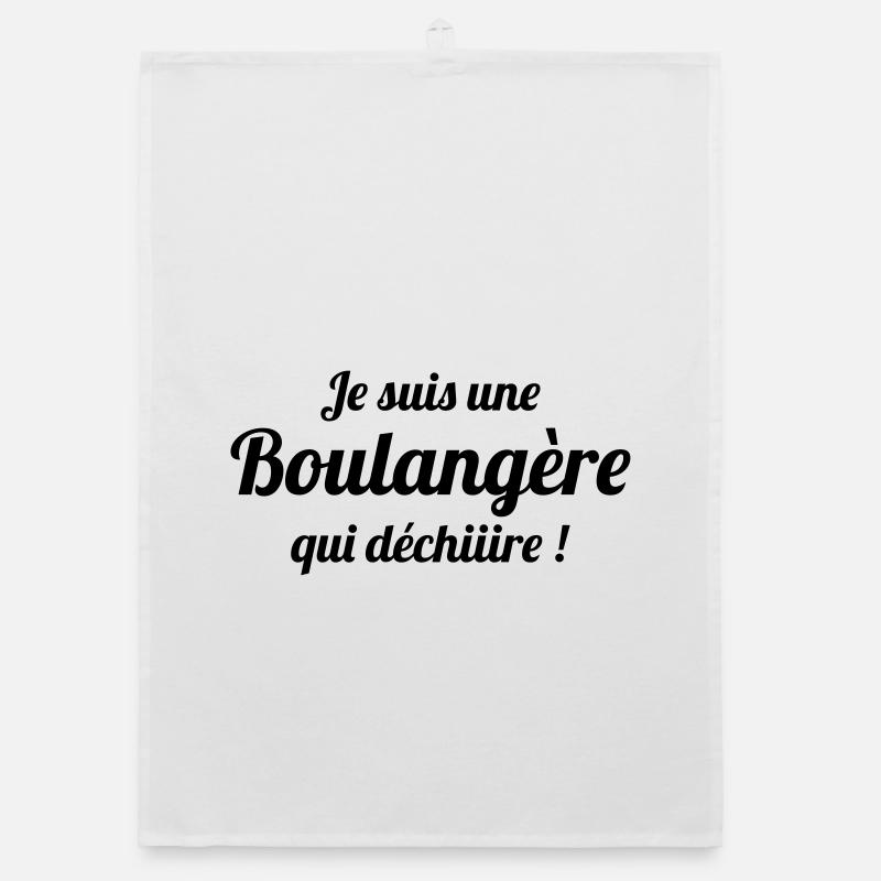 Baker / Bakery / Bäckerei / Boulanger / Bread Organic dish towel