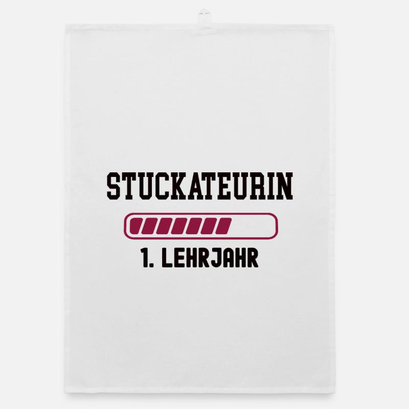 Apprenticeship plasterer 1st year apprenticeship trainee Organic dish towel