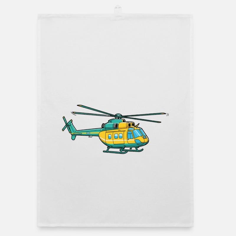 Helicopter Organic dish towel